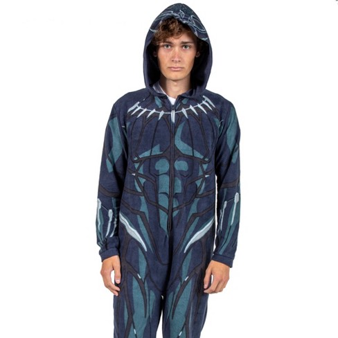 Harry Potter Adult Men's Hooded One-piece Pajama Union Suit : Target