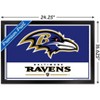 Trends International NFL Baltimore Ravens - Logo 21 Framed Wall Poster Prints - 3 of 4