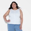 Women's Button-Front Tank Top - Wild Fable™ - 2 of 3
