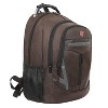 DUKAP Eminent Executive Backpack for Laptops upto 15.6'' - Brown - 3 of 4