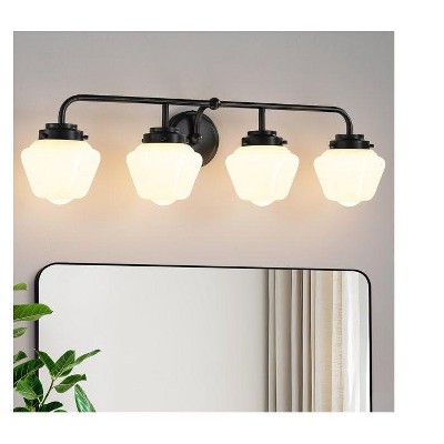 KAISITE 3 - Light Dimmable Vanity Light Black Bathroom Light Fixture
