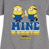 Girls' - Despicable Me Minions - Mine Mine Mine Graphic Short Sleeve Fleece Dress - 2 of 4