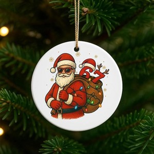 Lomsoe Santa Says 67 Gifts Christmas Ornament 2025 for Women Men Friends Six Seven Ornaments Gifts for Christmas Tree Christmas Decor Christmas Gift - 1 of 1