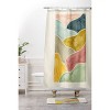 Watercolor Abstract Landscape Shower Curtain - Deny Designs: Polyester Microfiber, Machine Washable - 3 of 3