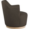 Meridian Furniture,Clarita Chenille Fabric Swivel Accent Chair - 4 of 4
