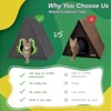 Gulches Indoor-Outdoor Cat House Dark Rest Environment, Spacious for 1-2 Adult Cats, Easy Assembly and Sturdy Non-Splitting Build - 4 of 4