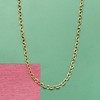 Ross-Simons Italian 14kt Yellow Gold Oval-Link Necklace - 3 of 4