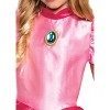 Kids' Super Mario Princess Peach Halloween Costume Dress with Headpiece - 4 of 4