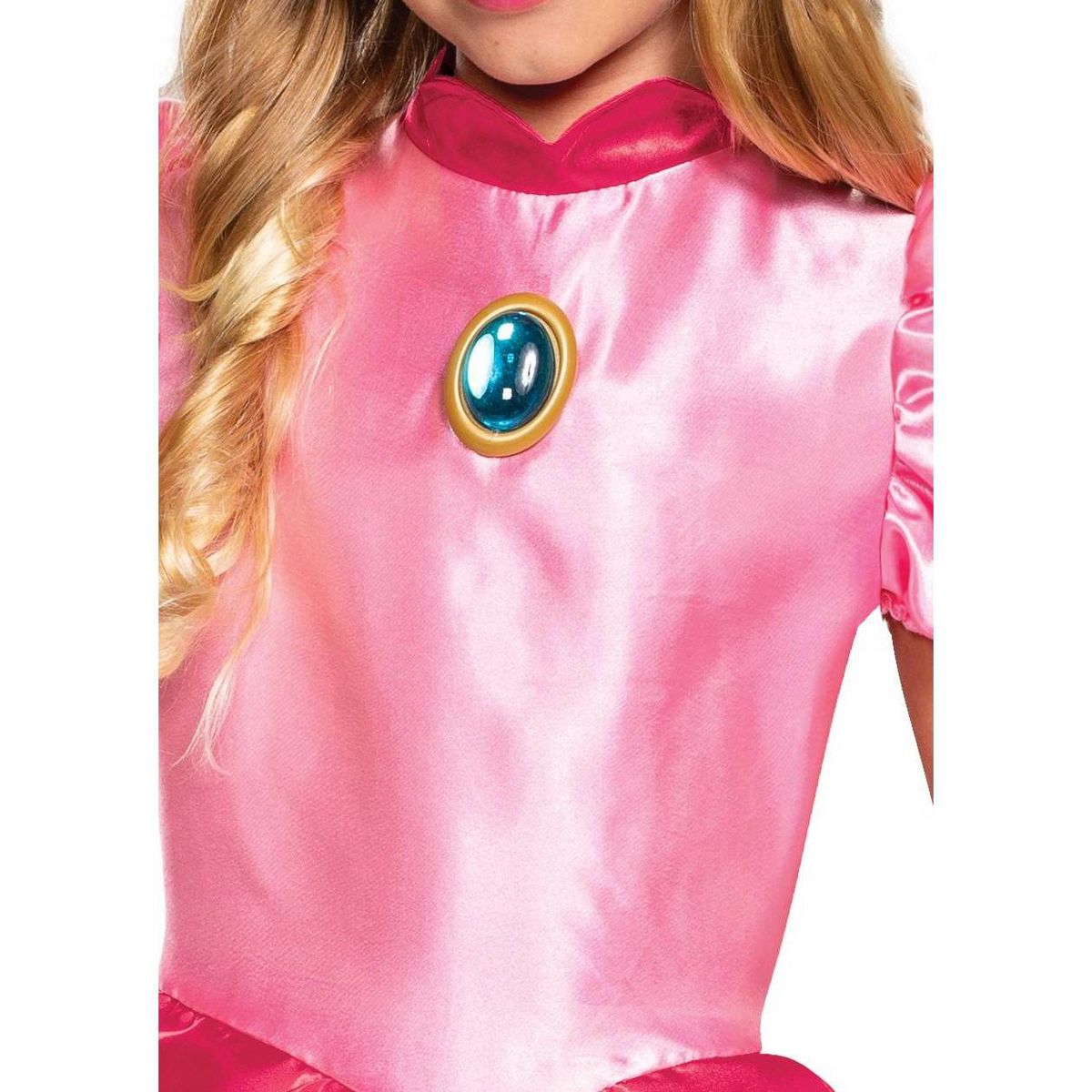 Nintendo Super Mario Princess Peach Kids' Halloween Costume Dress with Headpiece - thumbnail 4