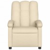 vidaXL Massage Recliner Chair For Elderly - Cream Fabric - Adjustable Armchair With Vibration Massage, Side Pocket, Sturdy Frame - 4 of 4