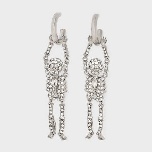SUGARFIX by BaubleBar Drop Dead Hottie Earrings - Silver - 1 of 2
