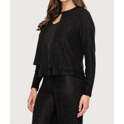 Women's Glitter Top Button Cardigan - LAST TANGO
