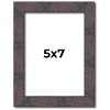 PosterPalooza | Photo Size Slim Profile Brown Frame - UV Acrylic, Foam Board Backing, Hanging Hardware - 2 of 4