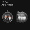 Unique Bargains Durable Fillable DIY Craft Transparent Hanging Plastic Balls - 2 of 4