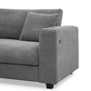 NicBex Couches for Living Room 134" Oversized L Shaped Couch Corduroy Sectional Sofa with USB Charging Port, Cup Holder, 50"Chais - 4 of 4