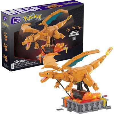 Mega Pokemon Dragonite Figure With Motion Building Set (388 Pc) : Target