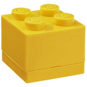Room Copenhagen LEGO Mini Box 4, Bright Yellow - 1 of 1