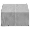 vidaXL Outdoor Dog Kennel Silver Galvanized Steel Large - 4 of 4