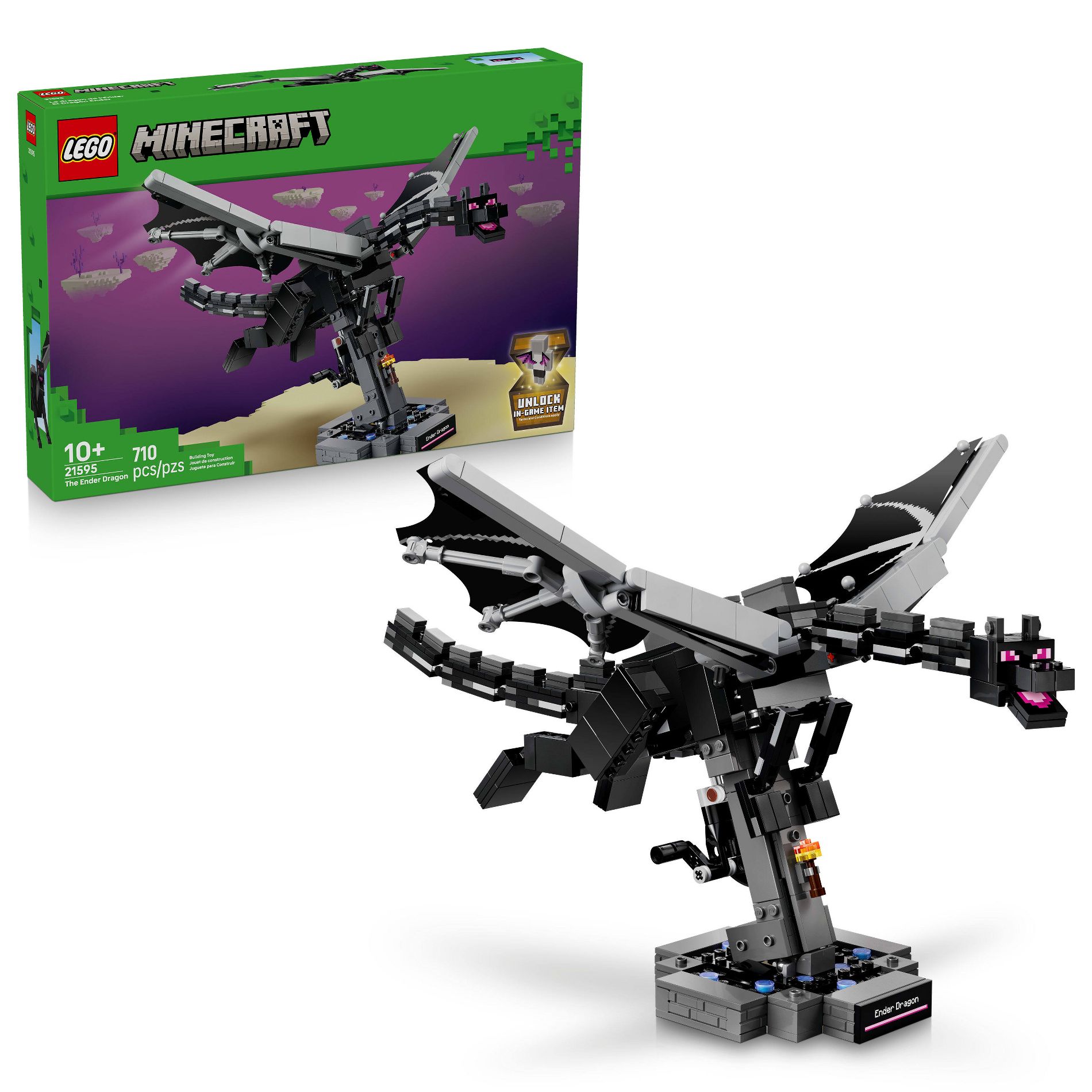 LEGO Minecraft The Ender Dragon Building Toy 21595