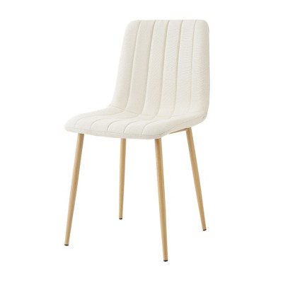 NicBex 2pc Dining Chair Modern Upholstered Velvet Side Chair with Wood Legs for Kitchen & Dining Room