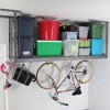 MonsterRax 2 x 8 Foot Heavy Duty Overhead Garage Storage Rack Holds Up to 350 Pounds with Adjustable Height Ranging from 24 to 45 Inches, Hammertone - 2 of 4