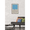 Trends International Geometric - Blue Framed Wall Poster Prints - 2 of 4