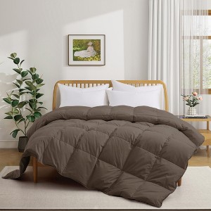Puredown All Season Organic Cotton Down & Feather Comforter Made in Germany - 1 of 4