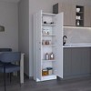 LunaLulinlk Kitchen Pantry Storage Cabinet 71" Height, With 4 Doors, 5 Adjustable Shelves, Freestanding Cupboard for Dining Room Living Room, Laundry - 2 of 4