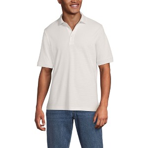 Lands' End Men's Short Sleeve Cotton Supima Polo Shirt - 1 of 3
