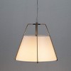 Yosemite Home Decor Mira 1-Light Modern Pendant in Satin Nickel Finish with White Shade, 9.6 x 9.6 x 8 - 4 of 4
