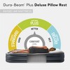 Intex Dura Beam Deluxe Pillow Raised Inflatable Velvet Fiber-Tech Airbed Mattress with Built in Pump & Portable Storage Carrying Case, Twin (2 Pack) - 2 of 4