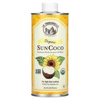 La Tourangelle Organic SunCoco, Sunflower Oil & Coconut Oil Blend, 25.4 fl oz (750 ml)