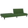 vidaXL Sofa Bed Dark Green Velvet (100% polyester), wood, plastic Compact - 3 of 4