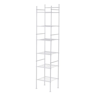 Bathroom Corner Shelf 3 Tier Shelving Rack Unit White Display Stand Home  Storage