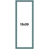 PosterPalooza | Panoramic Simple Blue Picture Frame - UV Acrylic, Foam Board Backing, Hanging Hardware - 2 of 4