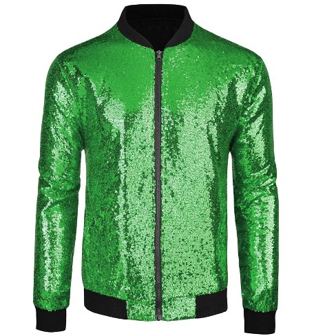 Sequin bomber outlet men