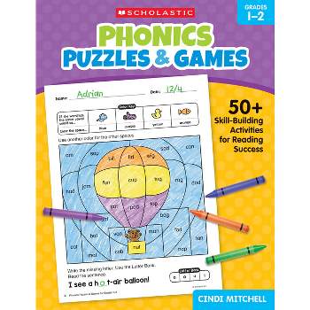 Phonics Puzzles & Games for Grades 1-2 - by  Cindi Mitchell (Paperback)