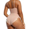SHAPELLX Seamless Bodysuit for Women Tummy Control Shapewear Seamless Sculpting Shaper Ultra Comfy Body Shaper—Beige 38 - 2 of 3