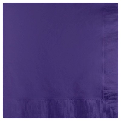 50ct Purple Disposable Napkins