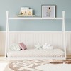 Twin Size House Shape Tent Bed with Sturdy Triangle Frame for Kids - 2 of 4