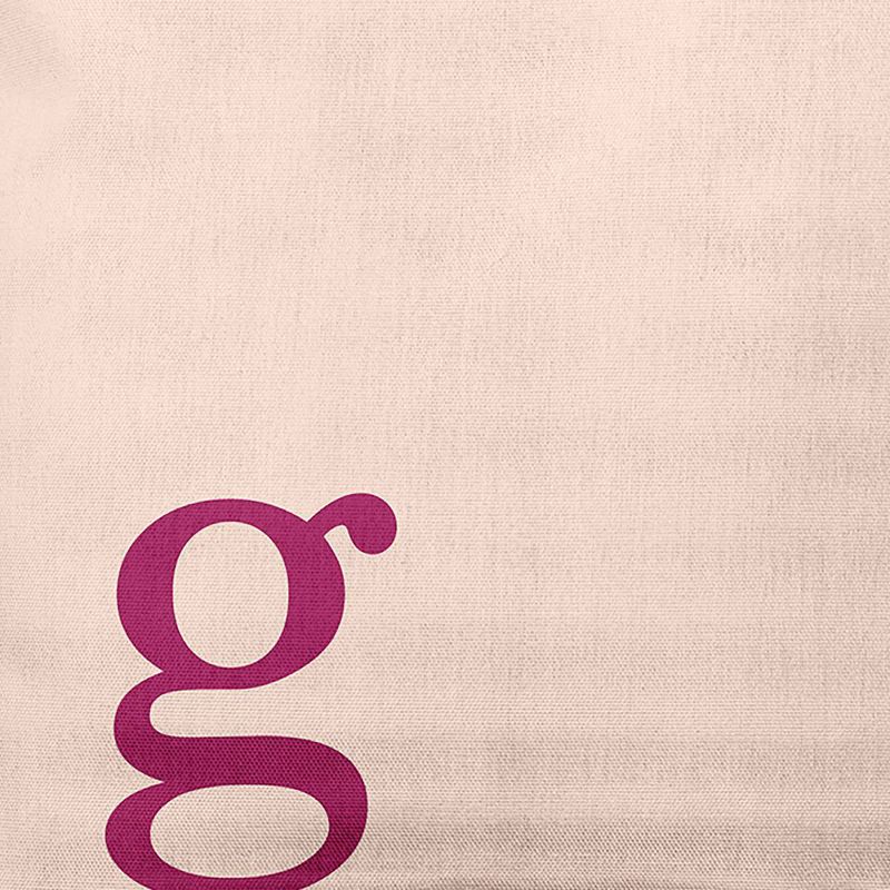 16"x16" Modern Monogram 'g' Square Throw Pillow - e by design, 3 of 5