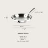 All-Clad D3 3-Ply Stainless Steel Fry Pan 12 Inch Induction Oven Broiler Safe 600F Pots and Pans, Cookware Silver - 3 of 4