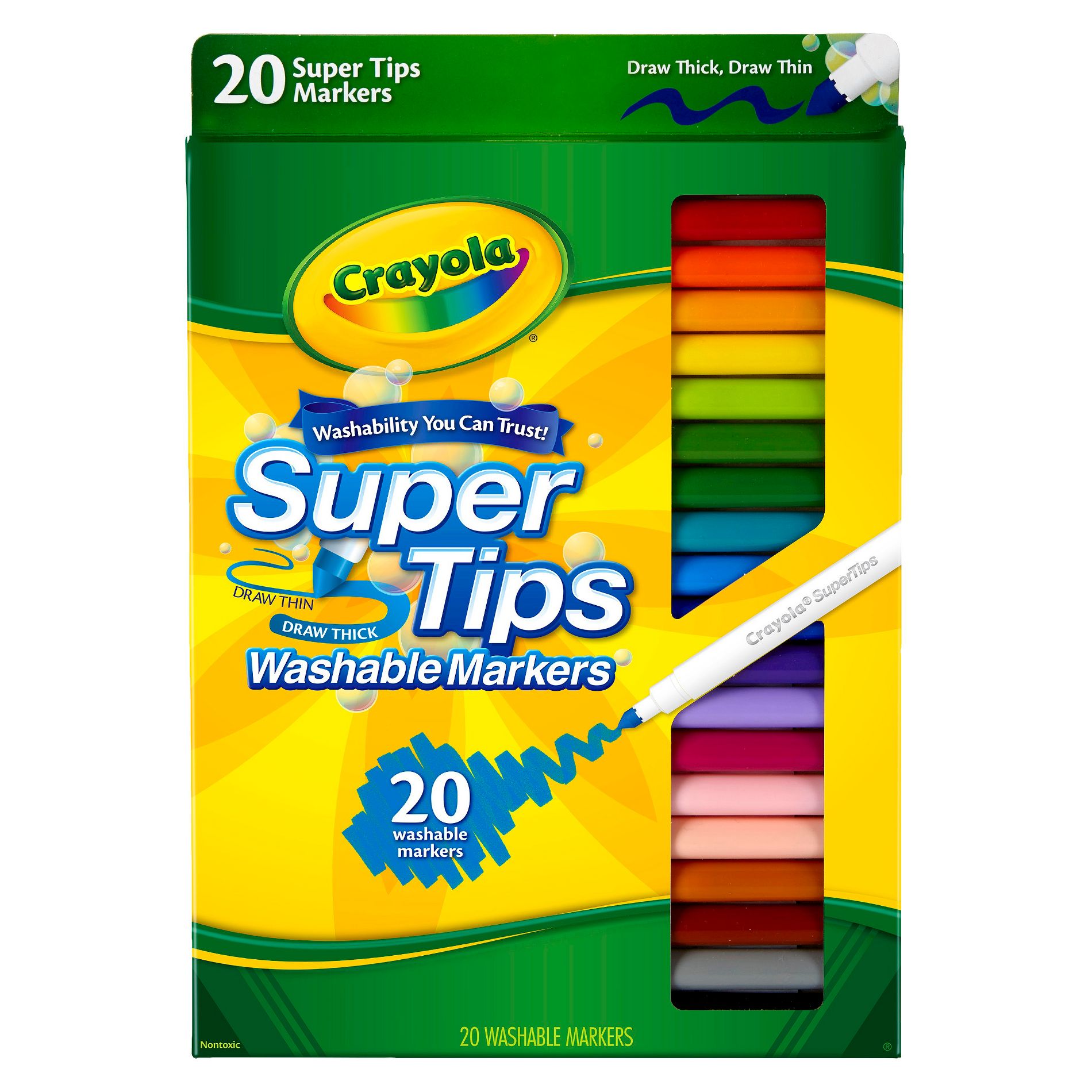 Crayola 20ct Super Tips Washable Markers