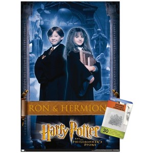 Trends International Harry Potter and the Philosopher's Stone - Ron & Hermione Unframed Wall Poster Prints - 1 of 4