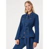 Jones New York Denim Belted Button-Front Jacket - 2 of 3