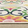 Captiv8e Designs Hilo Floral Medallions Ivory Indoor/Outdoor Rug - 4 of 4