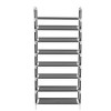 vidaXL Shoe Rack Black Metal Large Minimalistic Shoe Rack - 3 of 4