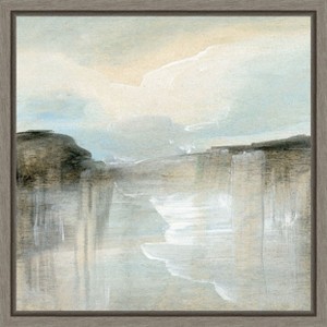 Amanti Art Quiet Beach by Karen Suderman Canvas Wall Art Print Framed 16 x 16-in. - 1 of 4