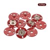 Unique Bargains Alloy Invisible Durable High Hardness Buckle Fasteners Press Studs Buttons 5 Pcs - 3 of 4