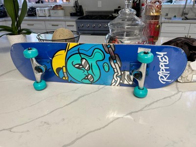 Fortnite Rippley 31 Skateboard; Complete Skateboard for Teens (Bonus: Nite  Life Wrap) 